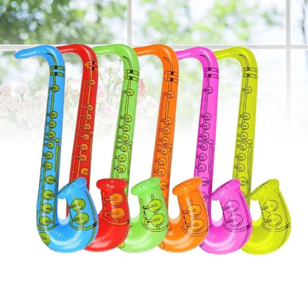 Inflatable Musical Instruments Sax Toy (Random Color) X313