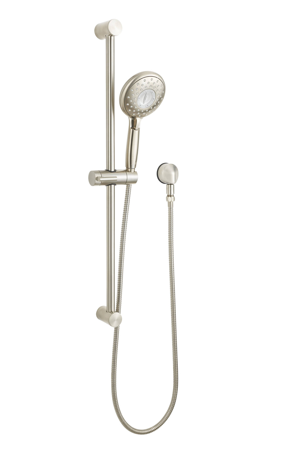 Brushed Nickel Handheld Shower Slide Bar Kit 2.5 GPM E762