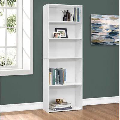 Cherry 5 Shelves Standard Bookcase H903