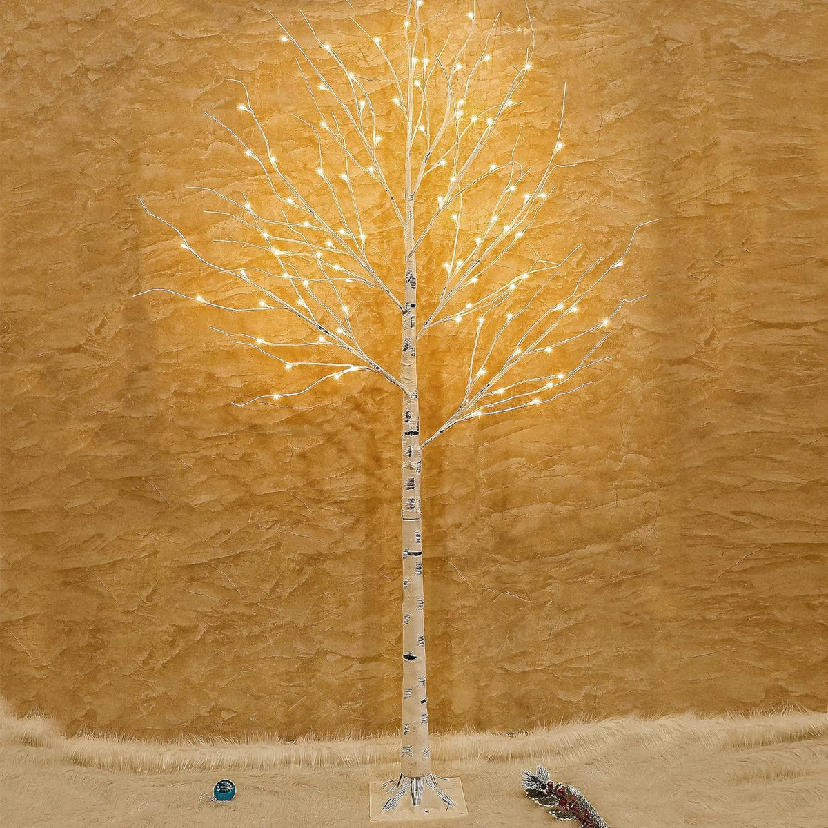 Lighted Birch Tree 8 Feet 240 LED V28446