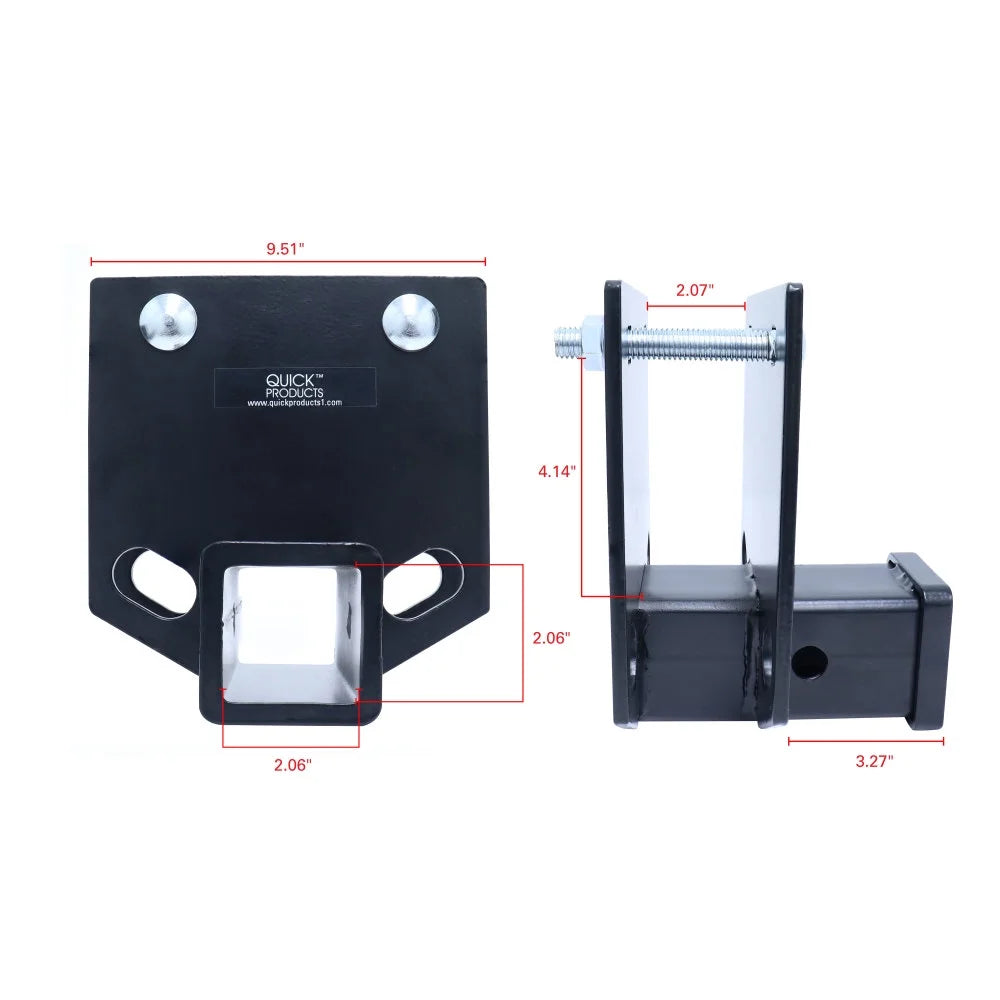 Drop-Down Bumper Receiver Adapter with 2" Receiver L328