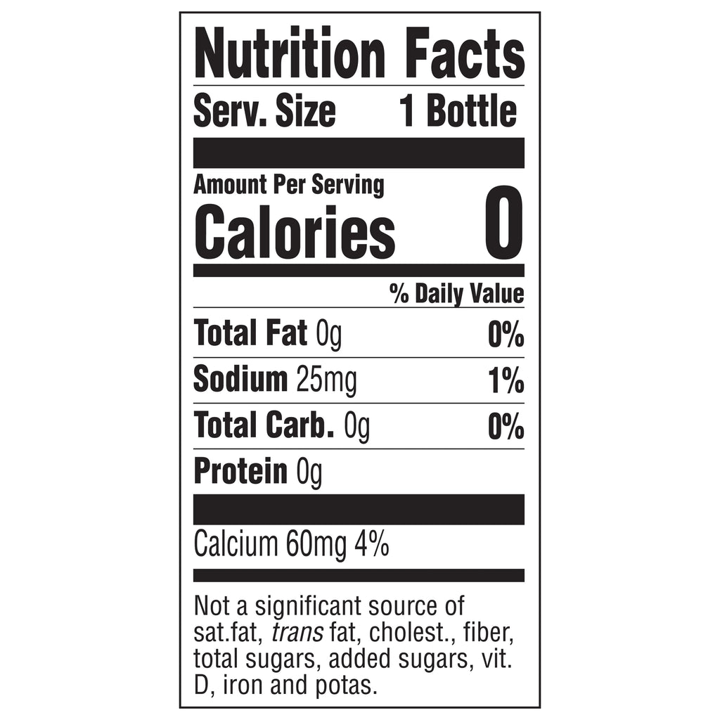 Sparkling Mineral Water Bottle, 20.3 fl oz B93270