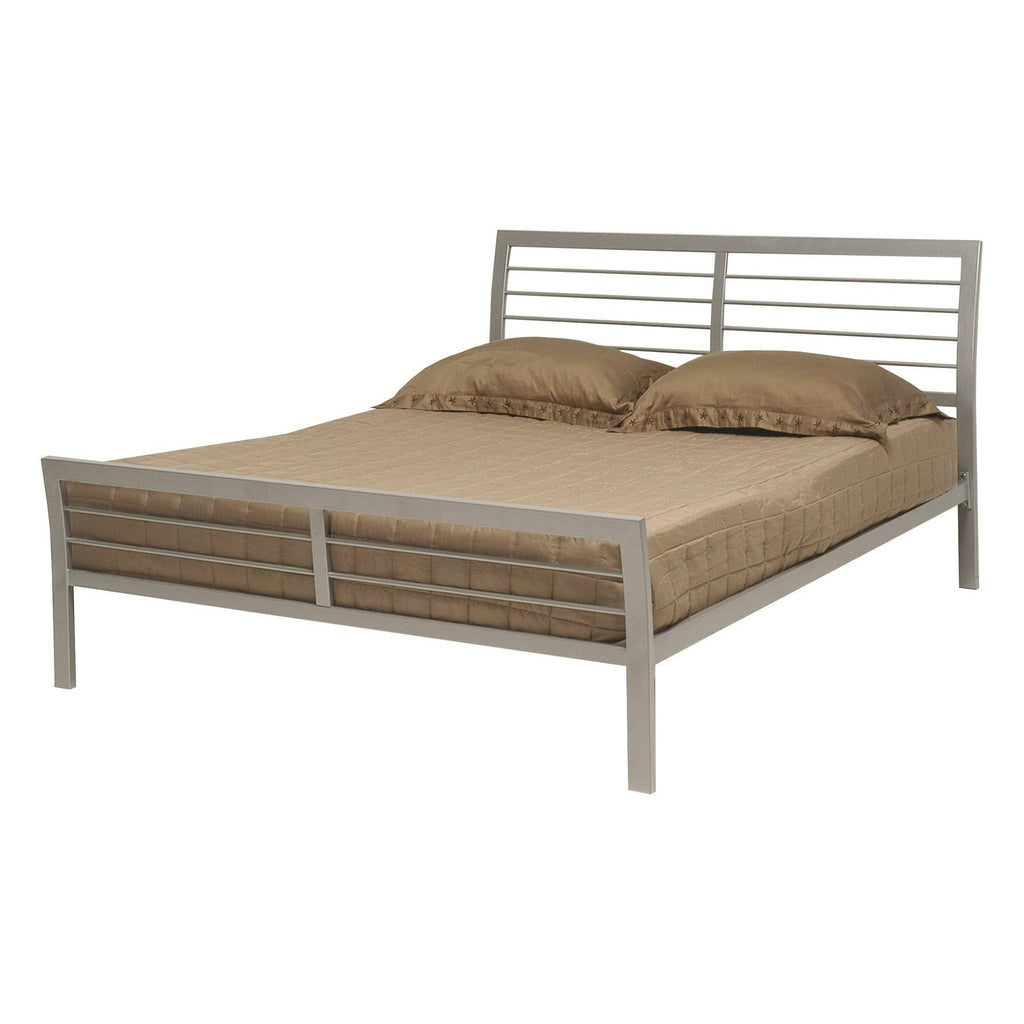 Silver Metal Bed (Full) S683