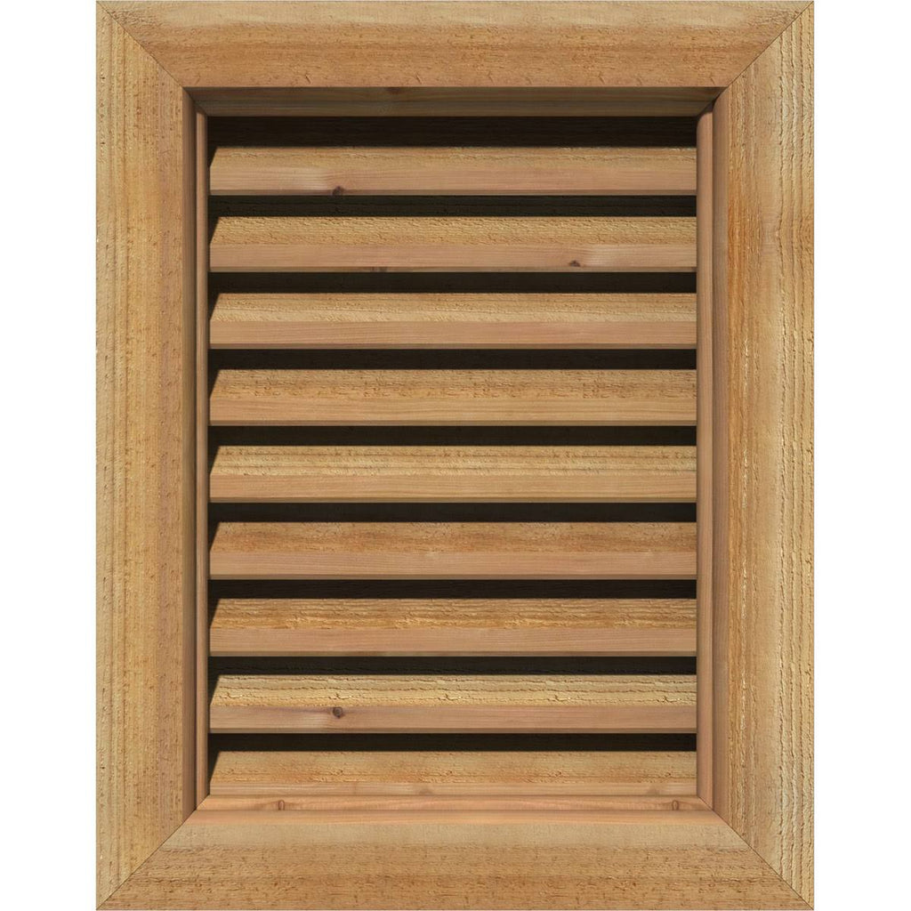 Unfinished Rough Vertical Gable Vent Q9893