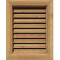 Unfinished Rough Vertical Gable Vent Q9893