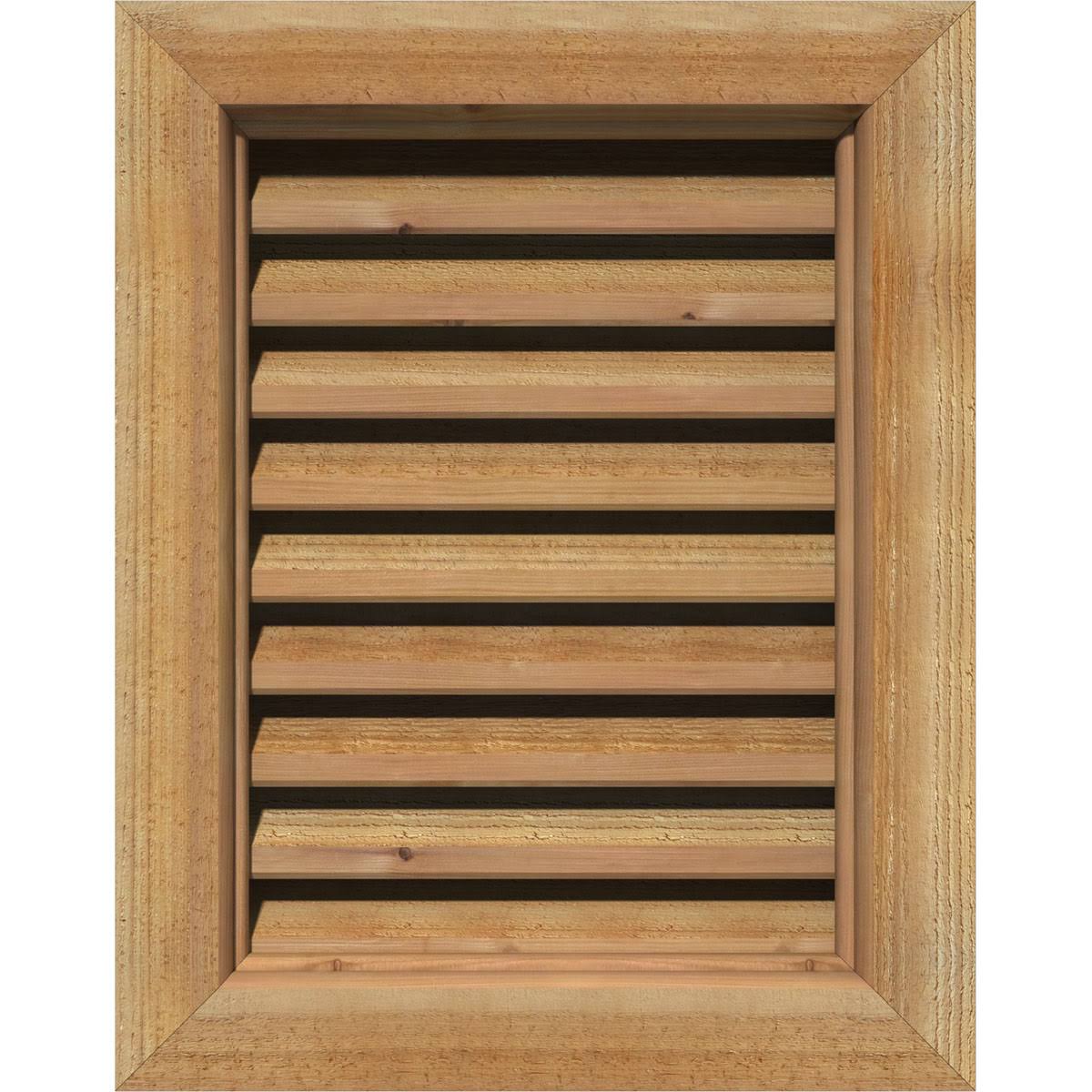 Unfinished Rough Vertical Gable Vent Q9893