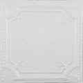 Bright White Gloss Nail Up Tin Ceiling Tile W1628