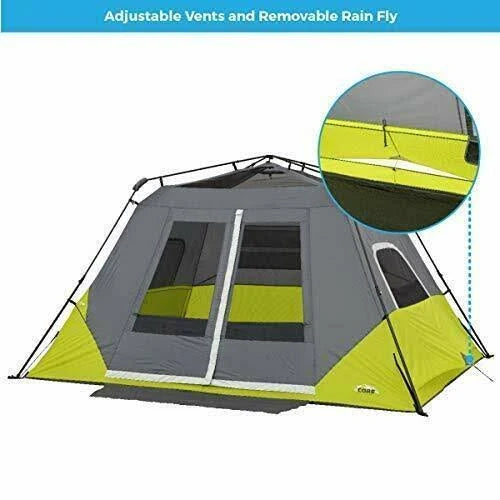6 Person Instant Cabin Tent with Awning M6766