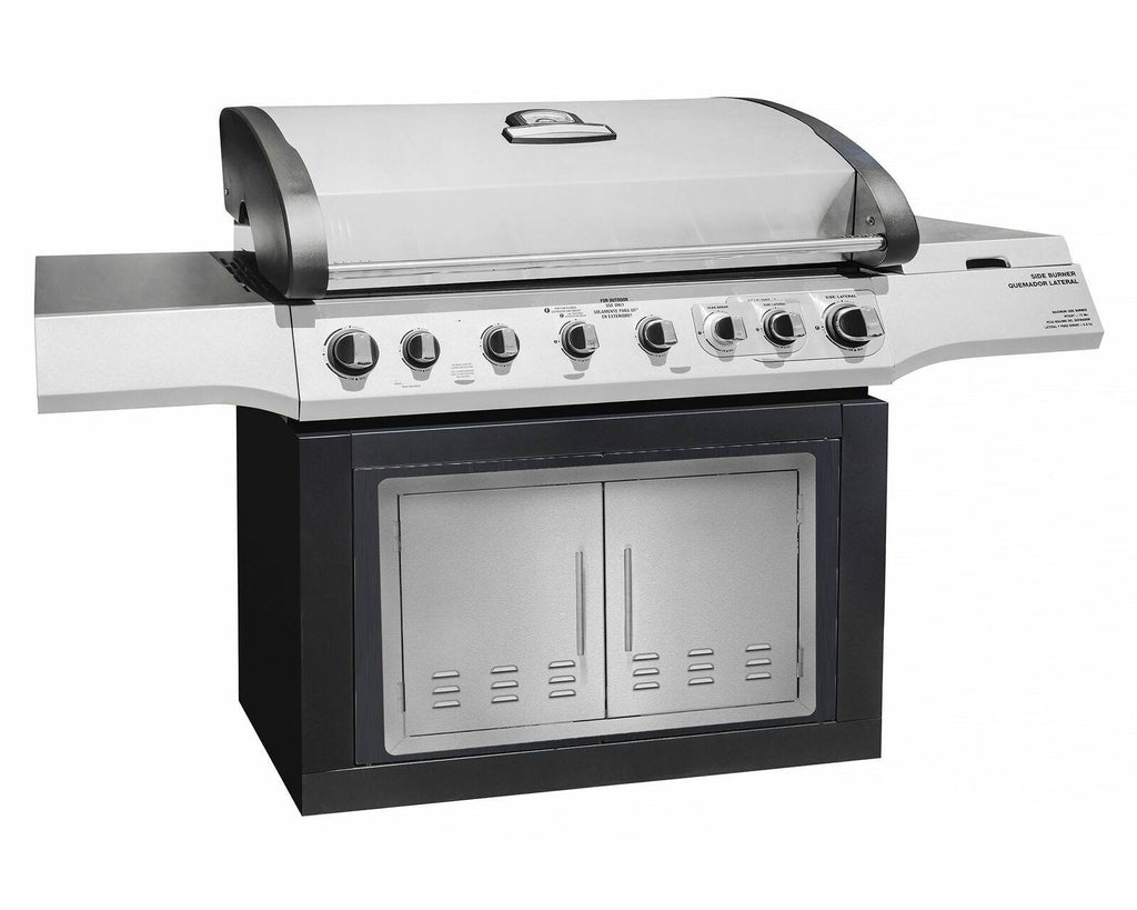 Stainless Steel BBQ Grill Double Access Door Panel with Vent O56604