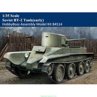 1/35 Scale Soviet BT-2 Tank Plastic Assembly Model Kits S49210