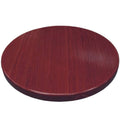 Mahogany Resin Round Table Top I166992