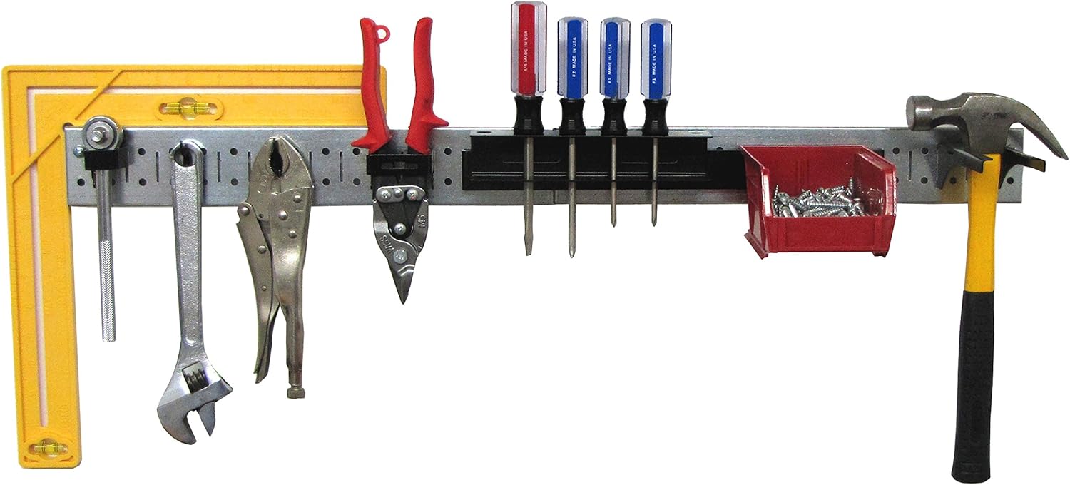 Galvanized Pegboard Strip Pack of 2 J163501
