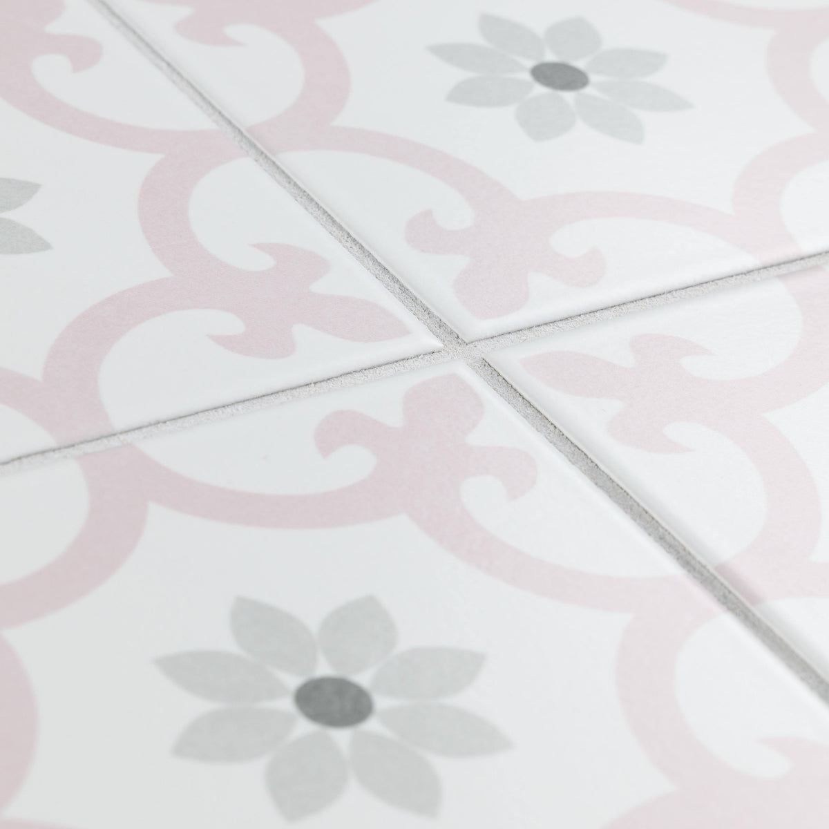 10x22 Square Encaustic Floor and Wall Tile Q638