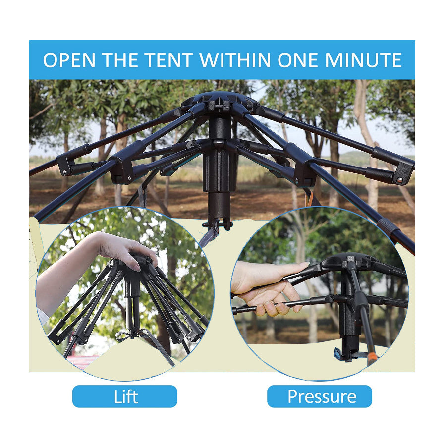 Dome Camping Tent for 2-5 People Q2597