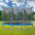 10FT Exercise Trampoline with Safety Enclosure Net X812