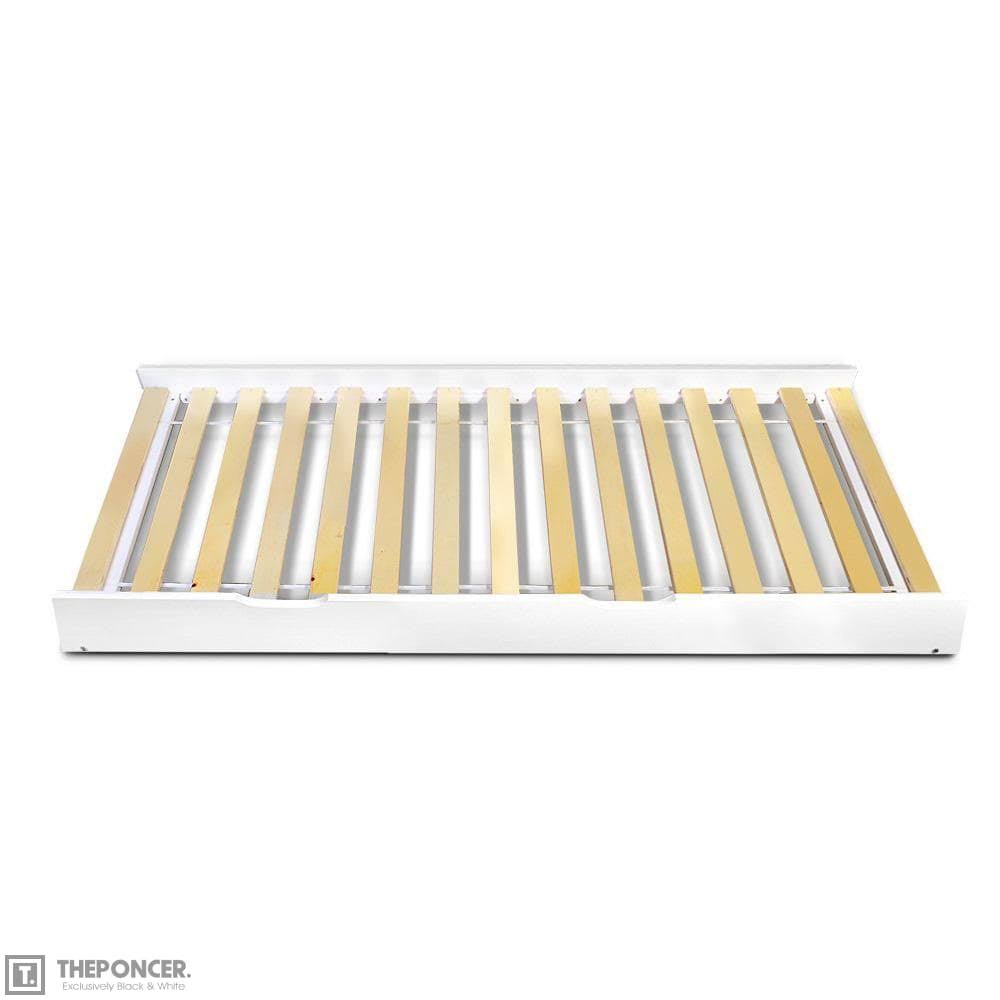 Single Wooden Trundle Bed Frame U159