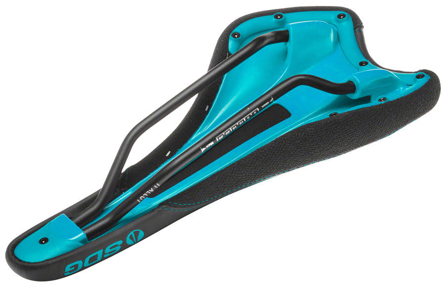Turquoise Black Saddle with Ti-Alloy Rails D2000
