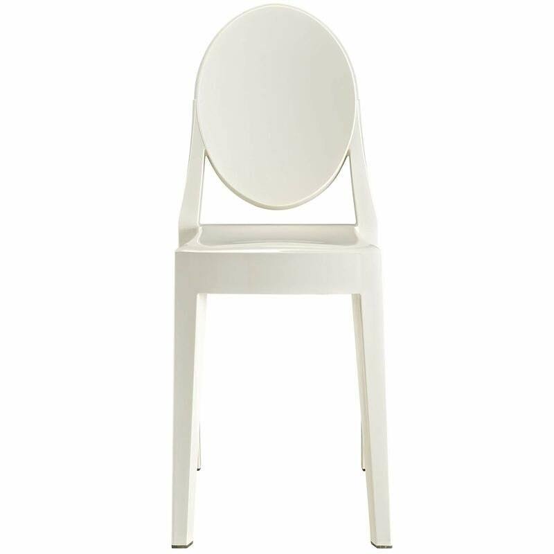 Walnut Armless Chair Set of 2 V786