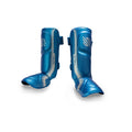 Blue/Silver L/XL MMA Shin Guards D954