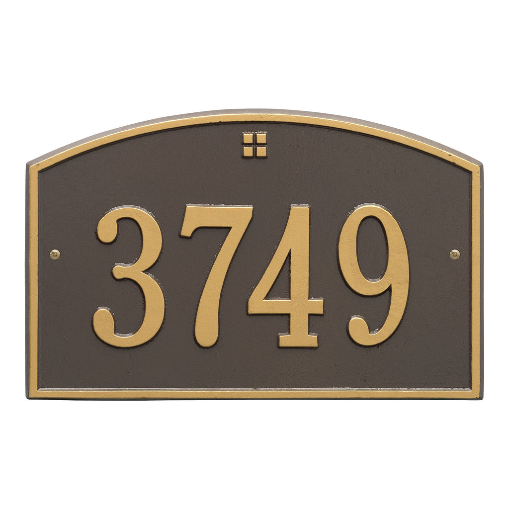 Antique Brass Wall One Line Z10435