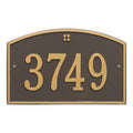 Antique Brass Wall One Line Z10435