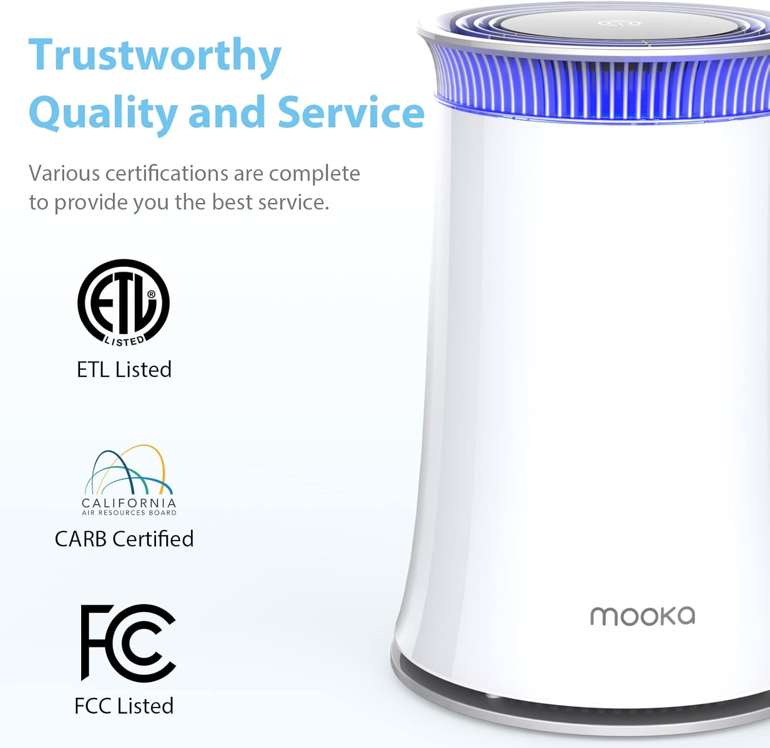 True HEPA Air Purifier with Activated Carbon Filter O210