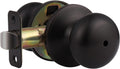 6 Pack Oil Rubbed Bronze Round Door Knob Set B7607