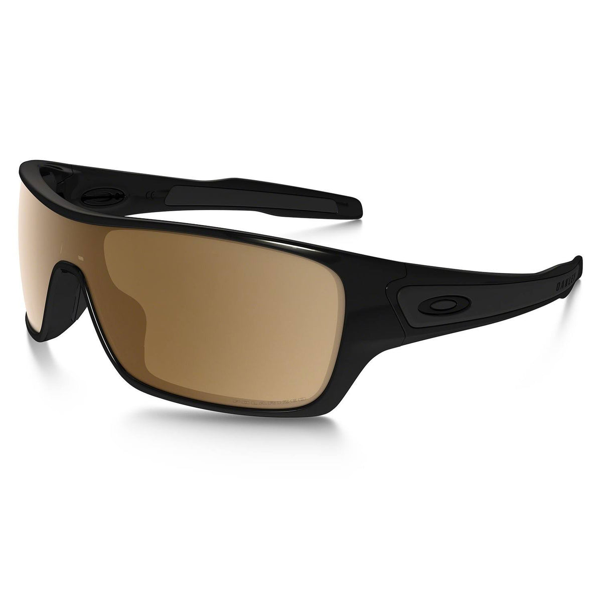 Polished Black Tungsten Iridium Polarized Sunglasses R3347