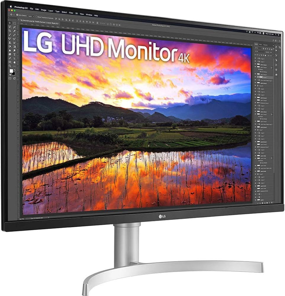 32 inch UHD 3840x2160 IPS Monitor with HDR10 E196