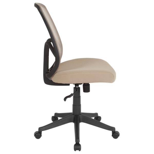 Light Brown Mesh Office Desk Chair S332950