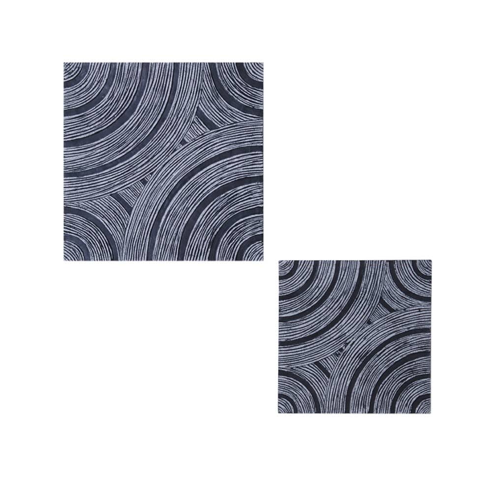 Lined Square Wall Decor V43580