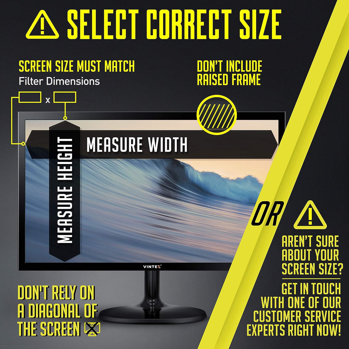 21.5 Inch Computer Privacy Screen Filter for 16:9 Widescreen Monitor, Anti-Glare, Anti-Scratch, Pack of 2 X76072