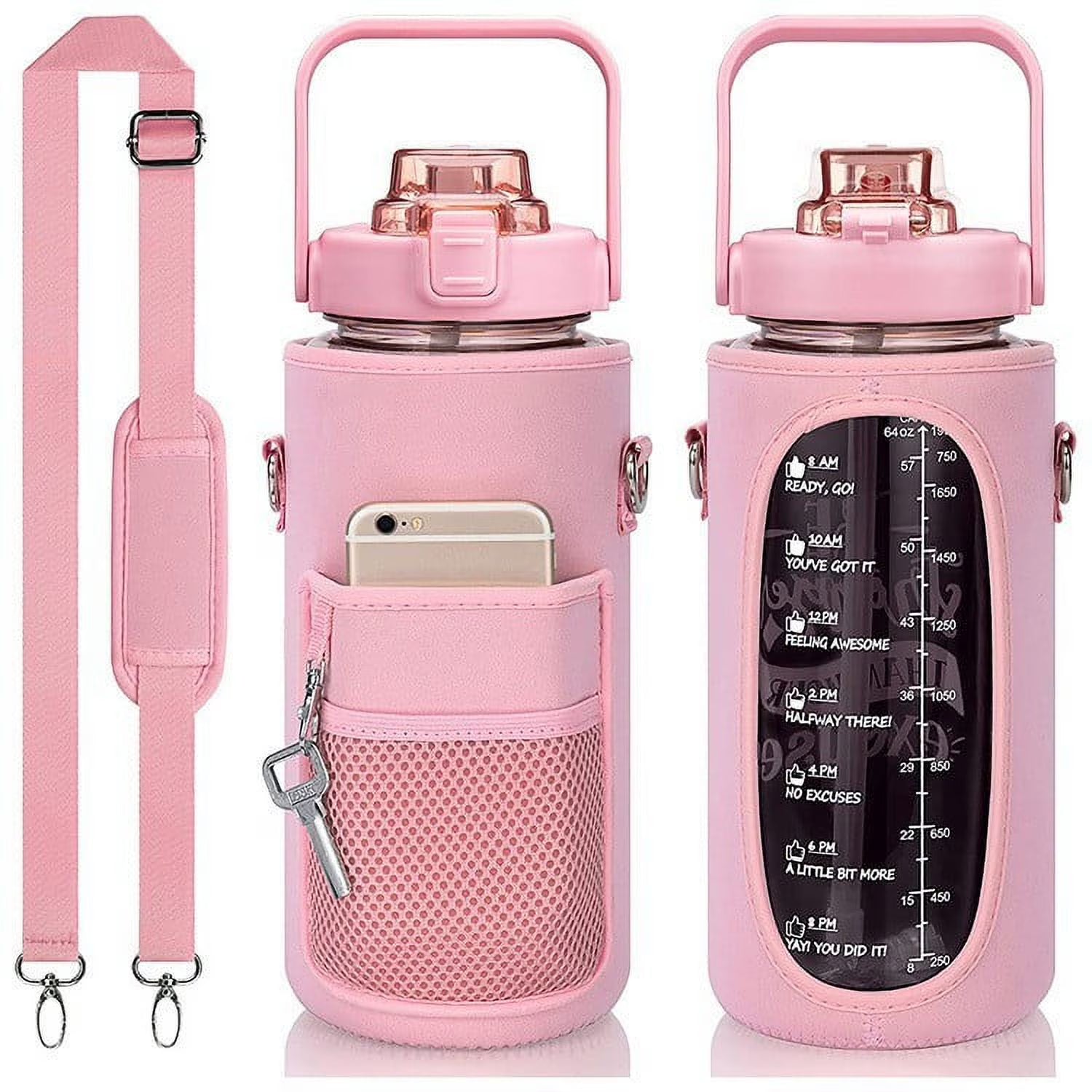 70 oz Tritan BPA-free Sports Bottle with Straw O992620