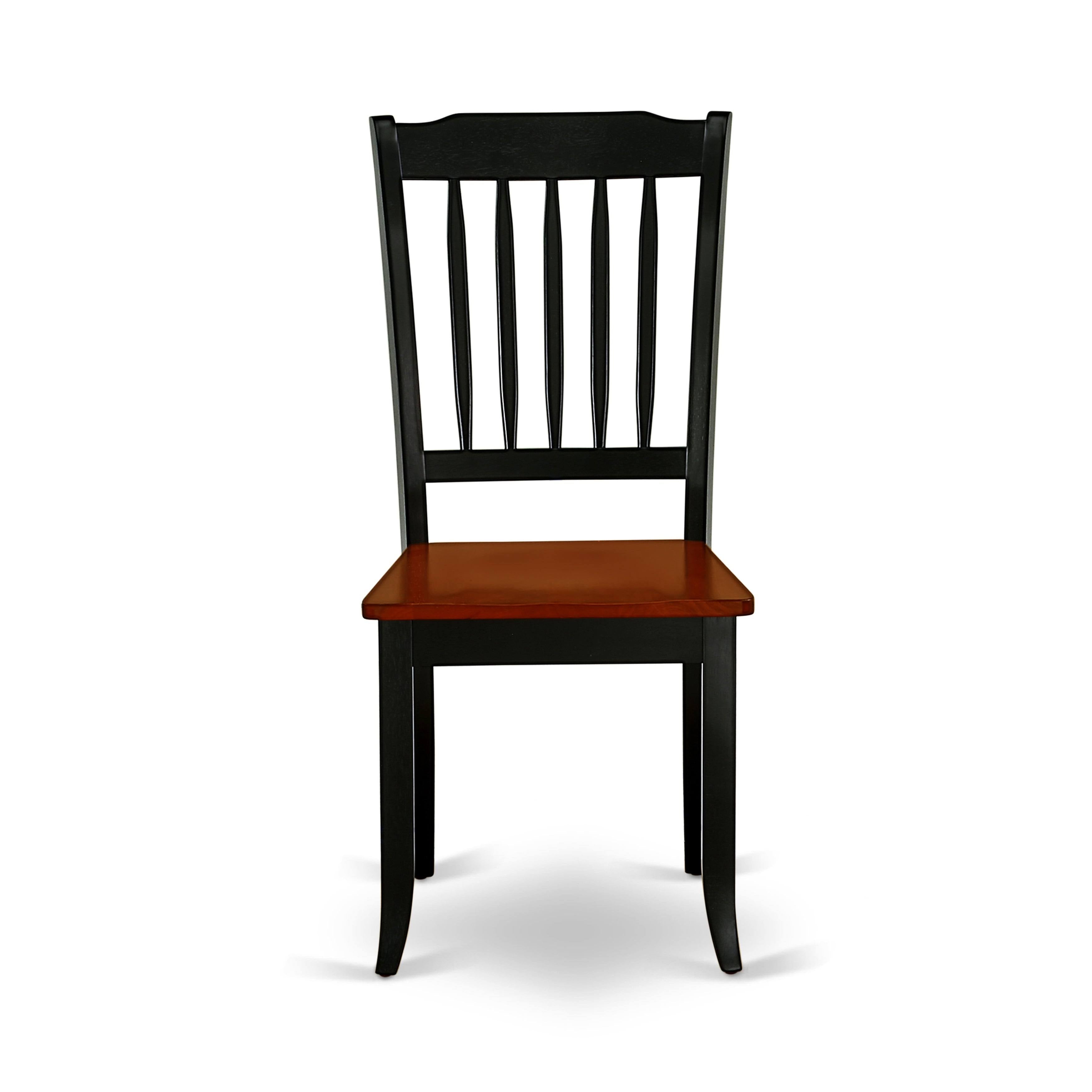 3PC Dining Room Table with Two Drop Leaves and Wood Seat Chairs D889655