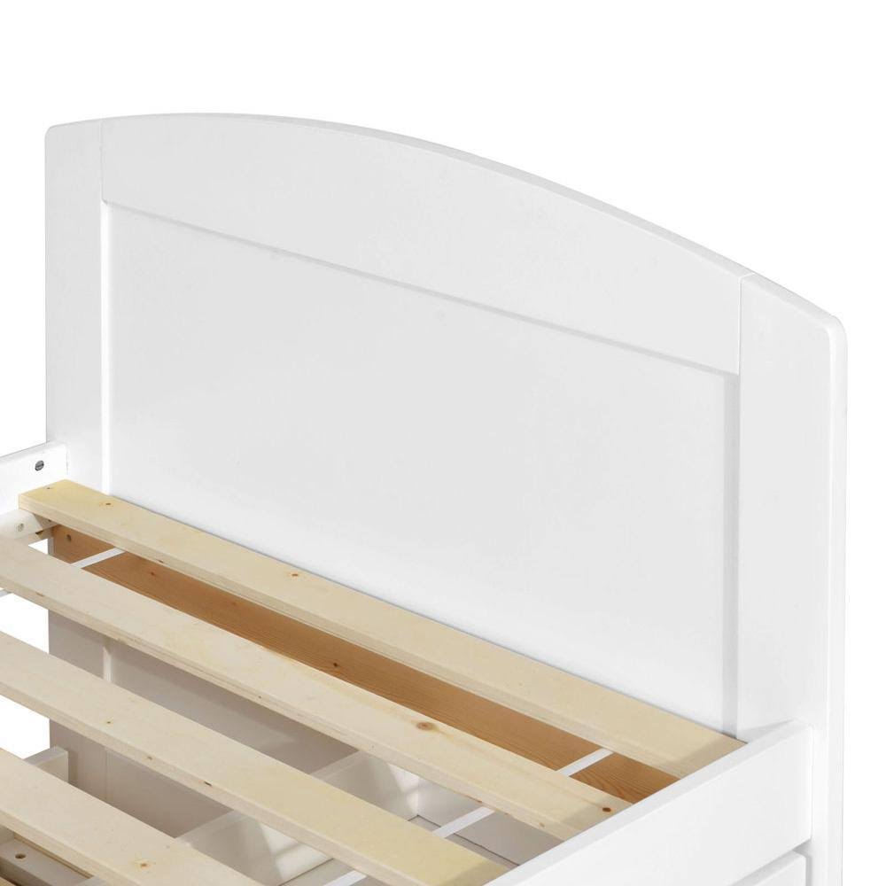 Single Wooden Trundle Bed Frame U159