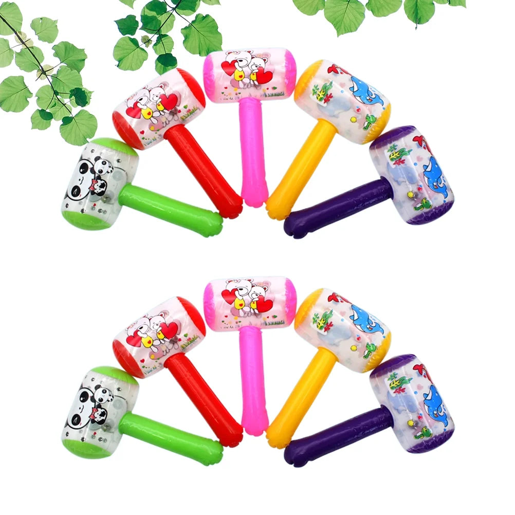 Inflatable Hammer Toy with Bell W8359