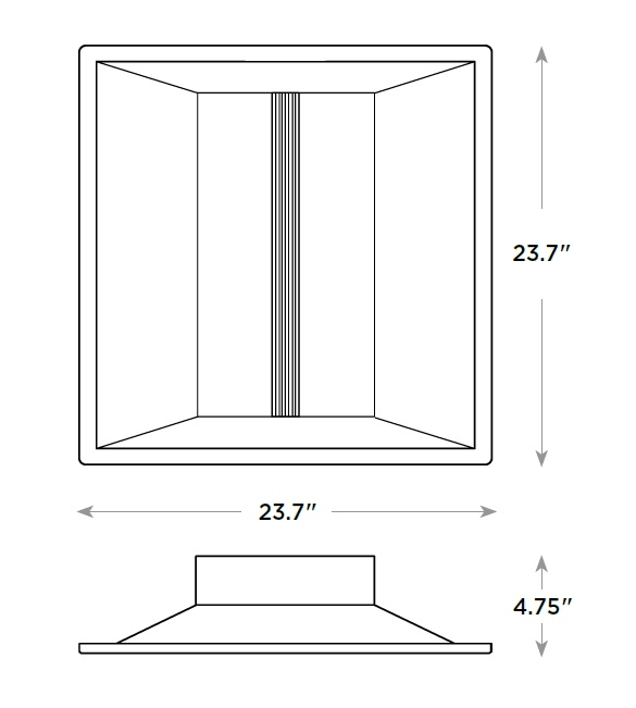 32W Troffer W144348