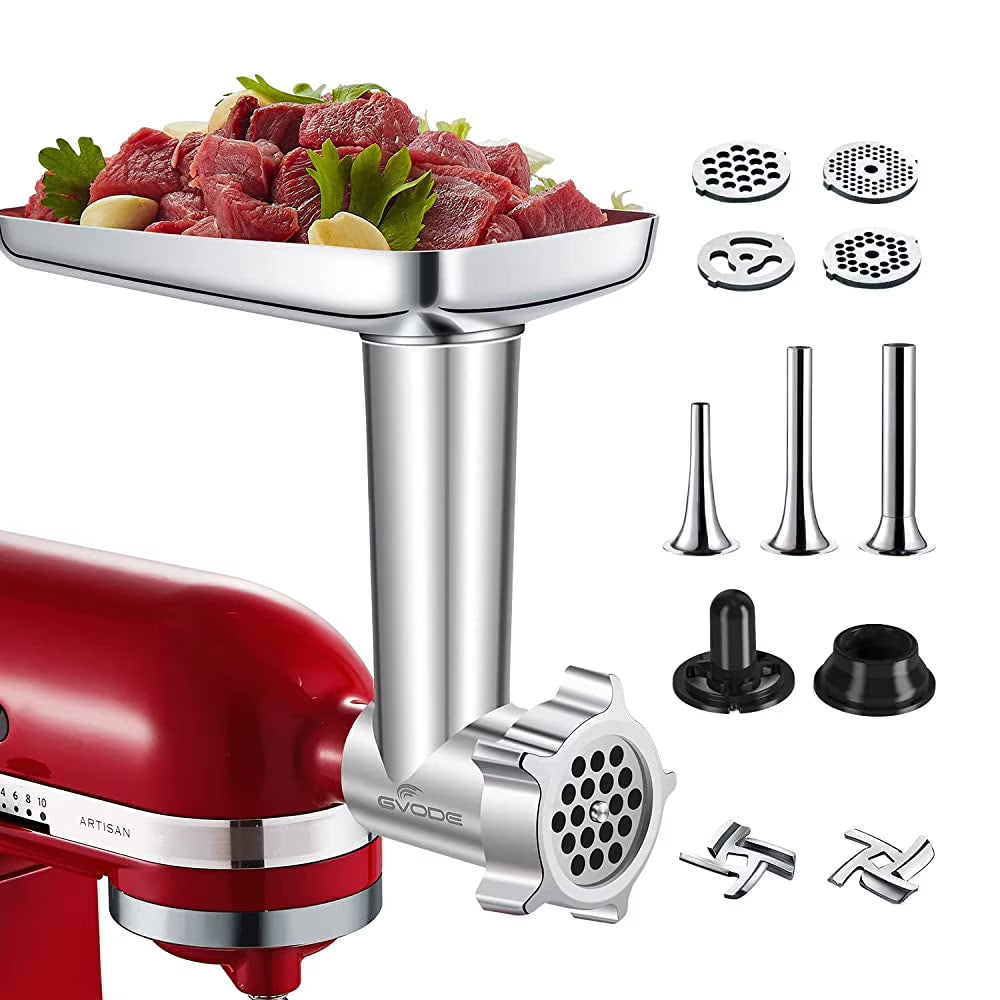 Meat Grinder Attachment for Stand Mixer, 3 Sausage Stuffer I480