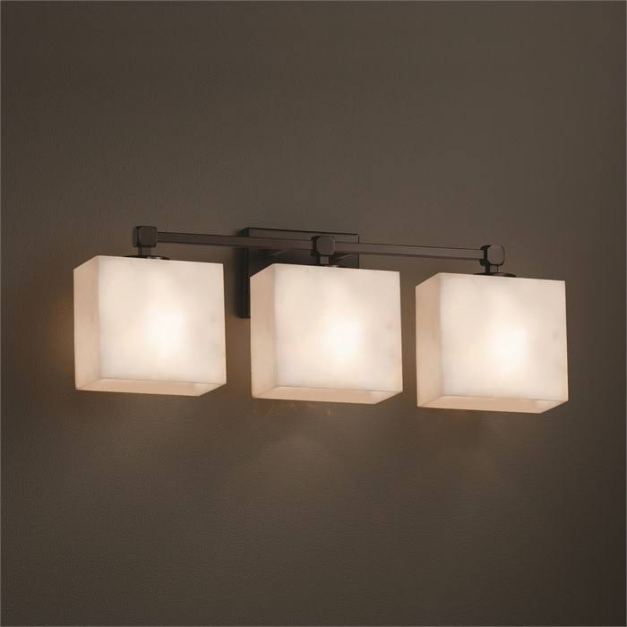 23.5x22 3 Light LED Bath Bar Dark Bronze C8114
