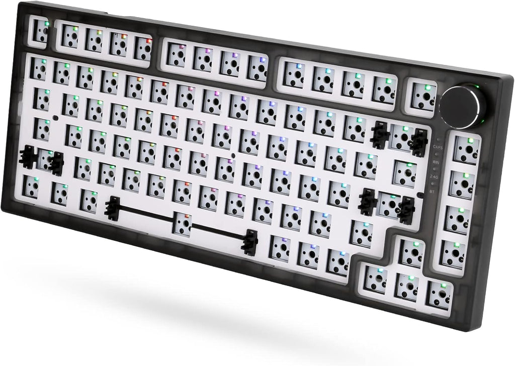 75% Gasket Mechanical Keyboard Kit, 83 Key, RGB Backlit K714