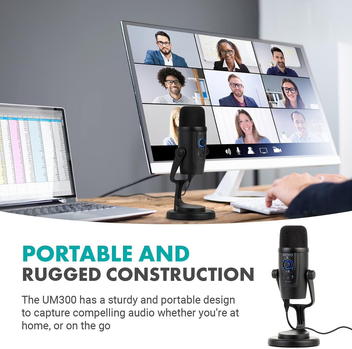 Mini Desktop USB Microphone for PC and Mac Computers A668