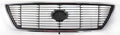 Chrome Shell Plastic Grille Assembly with Painted Silver Gray Insert V2121