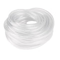 Clear Hard Plastic Tubing, Inner Diameter 1/4 inch, Outer Diameter 3/8 inch, 50 ft E85298