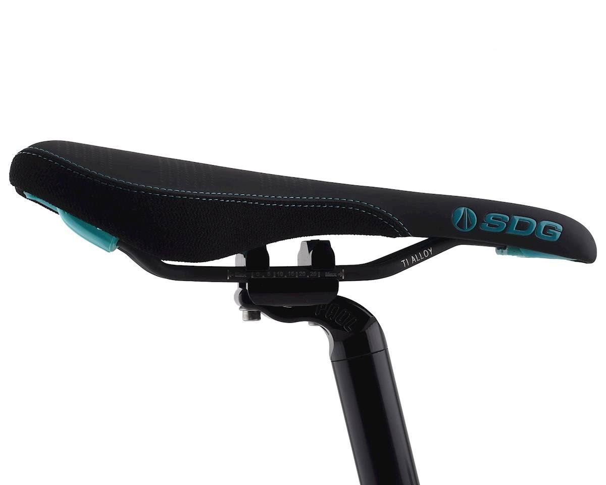 Turquoise Black Saddle with Ti-Alloy Rails D2000