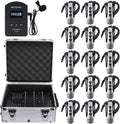 Wireless Tour Guide System with 15 Receivers and Charging Case Z996258