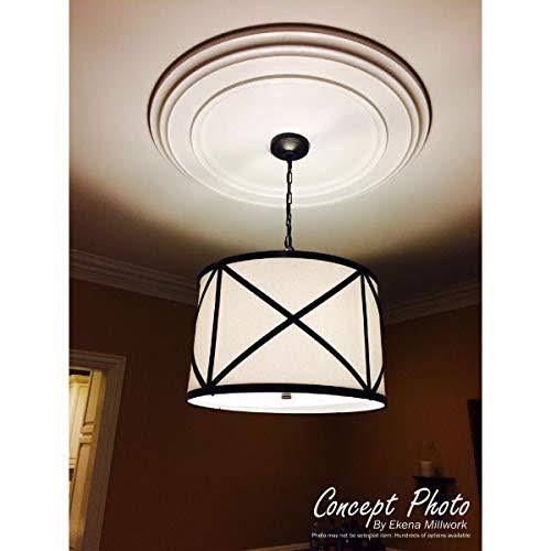 9x22OD x 4 1/8x22ID x 5/8x22P Ceiling Medallion, Hand-Painted Gobi Desert Crackle K160690
