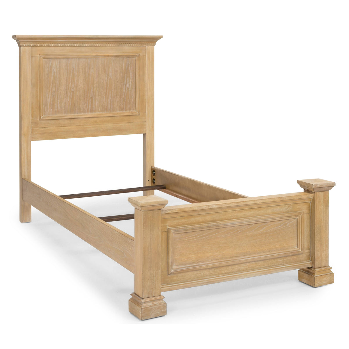 Brown Twin Bed H1960