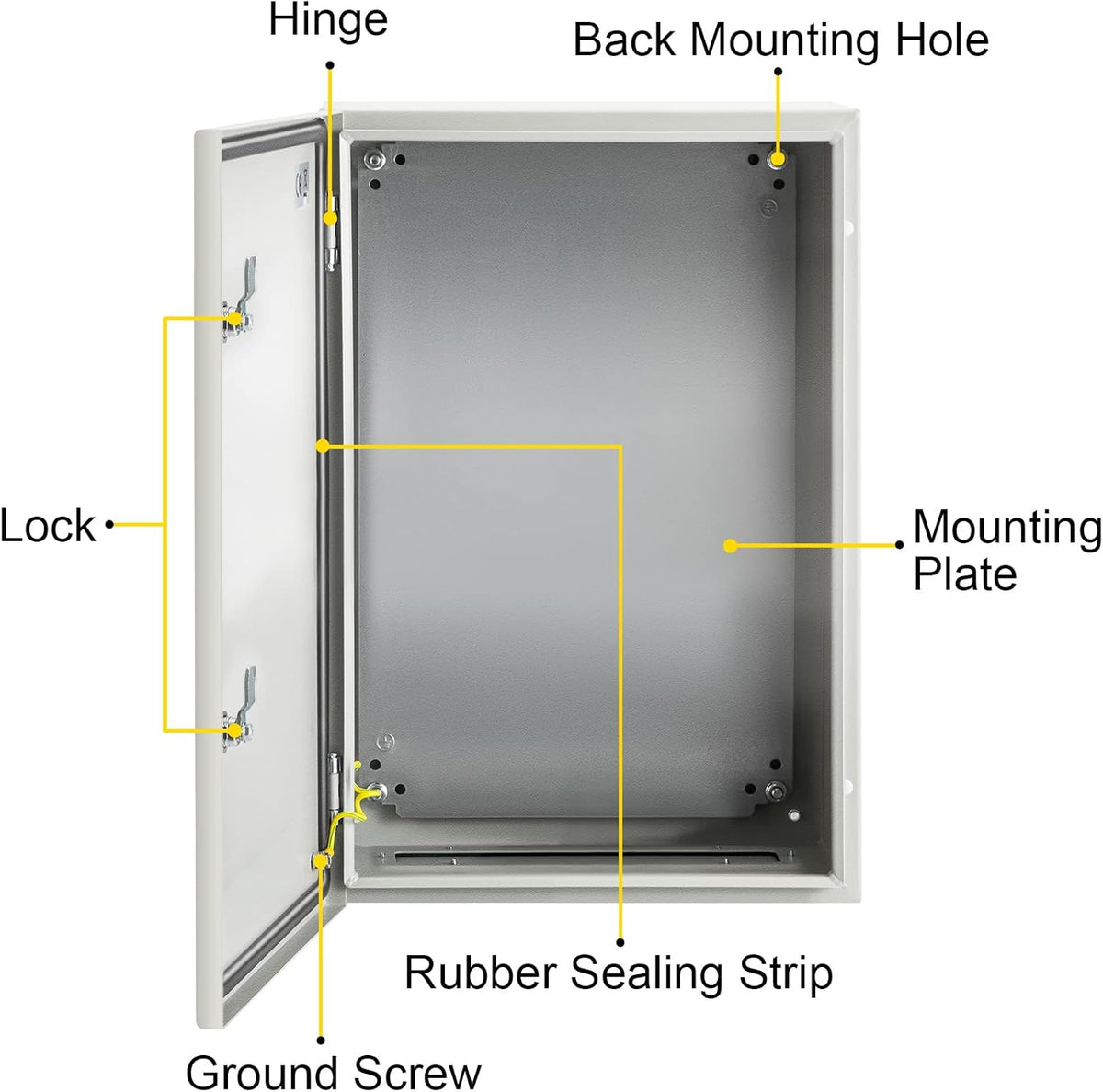 24 x 16 x 10'' NEMA 4X Steel Electrical Box T52086