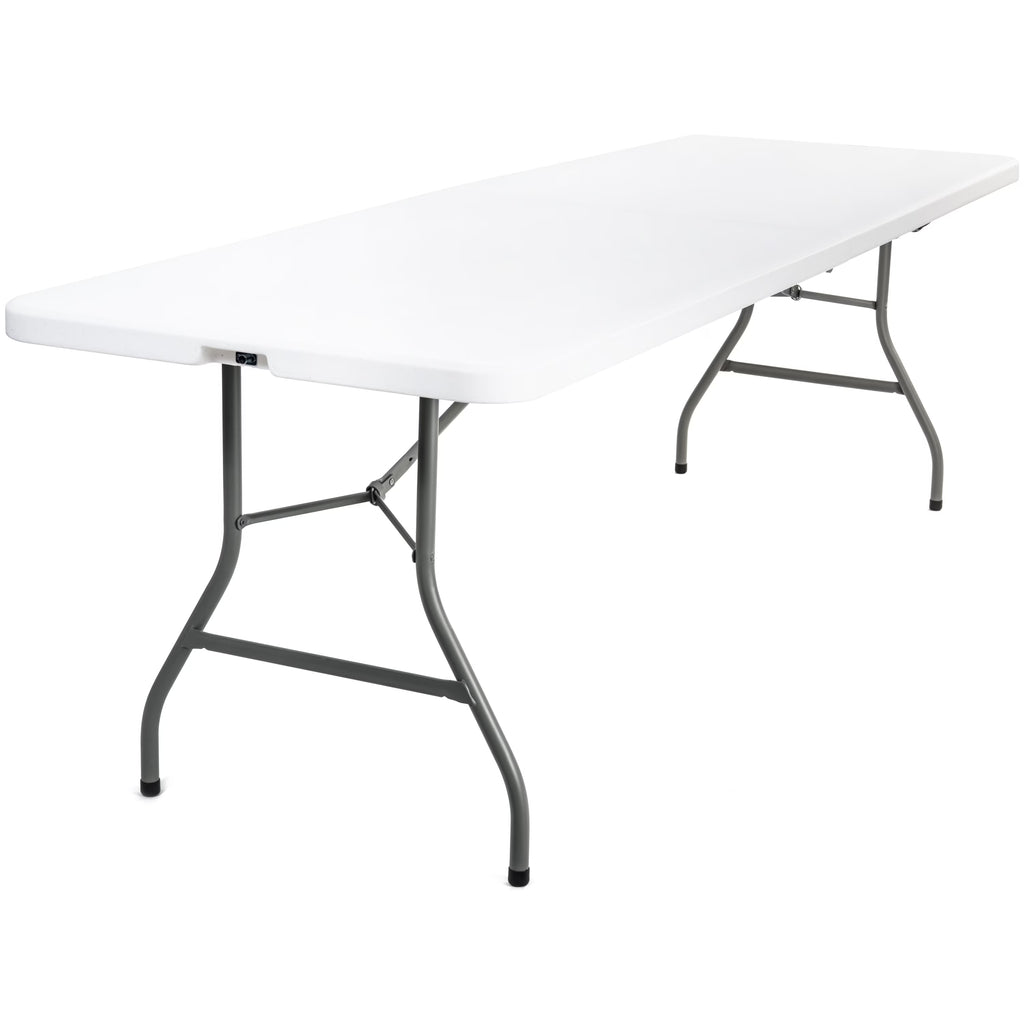 8'X30" Rhinolite Plastic Half Folding Banquet Table B494