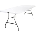 8'X30" Rhinolite Plastic Half Folding Banquet Table B494